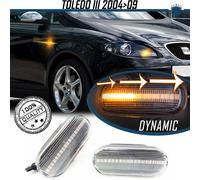 Frecce LED Dinamiche per SEAT TOLEDO 3 Sequenziali Laterali CANBUS PLUG & PLAY