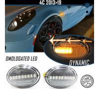 FRECCE LED Dinamiche SEQUENZIALI Laterali per Alfa Romeo 4C CANBUS Omologate
