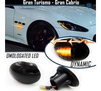 Frecce LED Dinamiche SEQUENZIALI per MASERATI GranTurismo GranCabrio Nere CANBUS