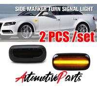 Frecce LED Indicatori Luci Laterali AUDI A4 B6 B7 Avant 2001-2007 Design Nero