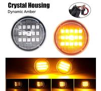 FRECCE LED LATERALI FIAT PUNTO 188 99-2012 DINAMICHE SEQUENZIALI PROGRESSIVE