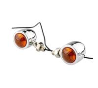Frecce Led Moto, Frecce Moto 2 indicatori di direzione Uso adatto per moto, mini luci diurne Uso adatto per moto, adatte Uso adatto per luci di marcia rotonde posteriori e anteriori Uso adatto per mot