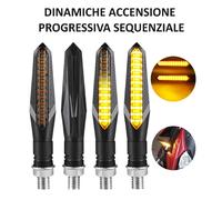 FRECCE LED MOTO SEQUENZIALI DINAMICHE UNIVERSALI INDICATORI DI DIREZIONE 12V M10