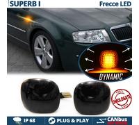 Frecce LED Sequenziali Dinamiche per SKODA SUPERB 1 CANBUS no error Omologate
