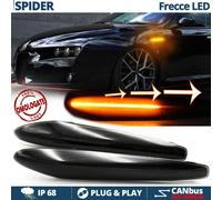 Frecce LED Sequenziali per Alfa Romeo Spider 939 DINAMICHE Laterali Nere CANBUS