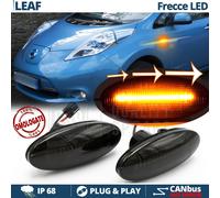 Frecce LED Sequenziali per Nissan Leaf 10-12 DINAMICHE Nere CANBUS Omologate