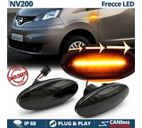 Frecce LED Sequenziali per Nissan NV200 DINAMICHE Nere CANBUS Omologate
