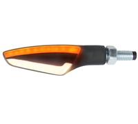 LIGHTECH COPPIA INDICATORI FRECCE LED FRE934NER POSIZIONE ANT. OMOLOGATE MOTO