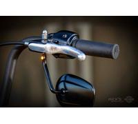 Frecce micro mini stile kellermann atto nere harley davidson softail v-rod xg