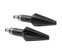 Frecce moto 12V 10W Alogene Omologate E Luce arancio Cavi Connettori rapidi Nere