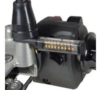 Frecce Moto Chaft Led Sequenziali 2.0 Skip Nero Transparente IN1109