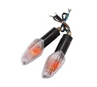 Frecce Moto Compatibile Con Honda Per CBR 250R 300R CB300 CBF125 CBF 150 Motocicletta Indicatore Direzione Anteriore Posteriore Stunner Lente Bianca(Clear)