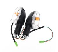frecce Moto Compatibile con La Luce di Direzione Anteriore della Motocicletta Indicatore di Direzione Ambra, Lampada Lampeggiante 12V per Parti di Modifica Universali