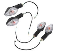 frecce Moto Compatibile con XR150L Motociclo Luce di Svolta Motocross Plastica Anteriore E Posteriore Indicatore di Direzione Lampada Luce Lampeggiante(Front And Rear)