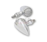 Frecce moto custom e Harley LED bullet indicatori direzione universali metallo