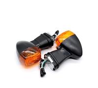 Frecce Moto Indicatore di direzione anteriore indicatore luminoso adatto for KAWASAKI NINJA 250R 500/R EX500 GPZ500 GPZ500S GPZ1100 ZZR600 ZR-7S lampada for moto Frecce Moto Piccole ( Color : Amber )