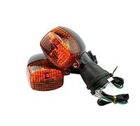 Frecce Moto Indicatore di direzione posteriore adatto for KAWASAKI NINJA 250 500/R ZRX1200S Z750 Z1000 ZX6R ZX7R ZX9R ZX10R ZX12R Indicatore luminoso for moto Frecce Led Moto (Color : Amber)