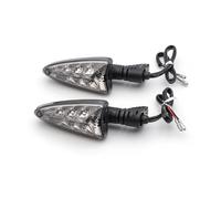 Frecce Moto Indicatore Luminoso Direzione Anteriore Posteriore Compatible Con Triumph Per Tiger800 Per Tiger1050 Per Daytona 675R(Nero)