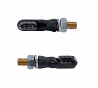 Frecce moto taac fr01 3 led fume-nere (m8 - lunghezza 39mm - h 12mm) (coppia) qu
