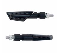 Frecce moto taac fr07 9 led fume-nere (m8 - lunghezza 92mm - h 24mm) (coppia) qu