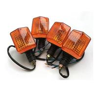 Frecce Moto Universali,Indicatori LED Moto Indicatori Di Direzione Impermeabile Moto Winker Lampade Fit Uso for Honda Luci Di Svolta 100cc-250cc Universale E9 Mark Segnale Lampeggiatore(4pcs)