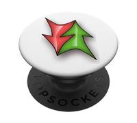 Frecce opposte PopSockets PopGrip Adesivo