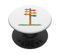 Frecce opposte PopSockets PopGrip Adesivo