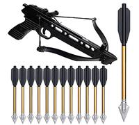 Frecce Per Balestra Alluminio 6,3 Pollici Con Bulloni Alto Impatto 50 Libbre E 80 Libbre, Per Mini Balestra Caccia Pistola Tiro Con L'arco Freccia Bersaglio, Confezione 24 - Non Contiene Balestra