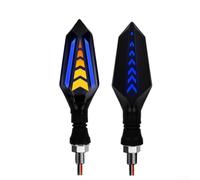 Frecce per moto Sequenziali LED 12V ABS Impermeabili Frecce per(blue) | Flusso sequenziale laterale, design alla per moda, alta visibilità stradale, materiale ABS , lente in PC trasparente