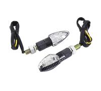 Frecce universali Replay Micro Arrow 8 LED trasparente-carbonio (L 55mm - H 20mm
