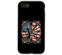 Freccette Bandiera Usa Dartboard Dart Player Bandiera Americana Sport Custodia per iPhone SE (2020) / 7/8
