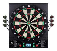 Freccette Bersaglio Elettronico, con 355 Variazioni, 6 Freccette Punta Plastica.Alimentato da una batteria o da un alimentatore