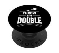 Freccette con punta in acciaio con punta in acciaio League 501 Darts Double Out PopSockets PopGrip Adesivo