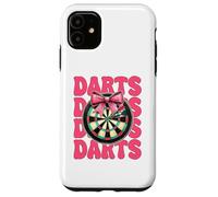 Freccette Dartboard Dart Girl Mom Coquette Bow Custodia per iPhone 11