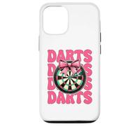 Freccette Dartboard Dart Girl Mom Coquette Bow Custodia per iPhone 12/12 Pro