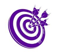 Freccette Decalcomanie da muro in vinile per camera da letto del ragazzo Bersaglio per giochi di tiro Sport Adesivi artistici Poster murali murali Decorazione Carta da parati piccola - 42x43 cm