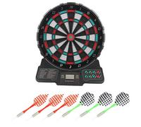 Freccette elettroniche per freccette Set Punteggio automatico Display LCD Suono che ricorda 18 gruppi di giochi 159 giochi per intrattenimento in ufficio domestico Materiale ABS
