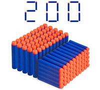 Freccette in schiuma di ricarica a sfera da 7,2 cm per Nerf Strike Elite Series Blasters Compatibile, Munizione di morbida Dart Bullet Ricarica in giochi e giocattolo per bambini all'aperto, 200 pezzi