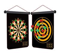 Freccette magnetiche, Freccette magnetiche arrotolabili 2-in-1 da 17 ", Giochi da Interno ed Esterno per Bambini con 12 Freccette magnetiche, miglior Regalo Giocattolo
