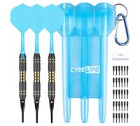 Freccette Punta in plastica,3pcs Freccette per Bersaglio elettronico con 30 Punt