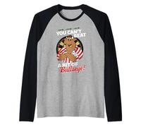 Freccette retrò Bully You Can't Beat A Bit Bullseye Maglia con Maniche Raglan