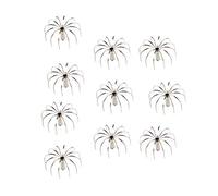 Freccia A Ombrello Per Polpo Squid Jig Hook,2 8 cm | costruzione in acciaio inossidabile, layout multi-gancio, attacco anello anteriore, acqua dolce e salata, ampio spettro di