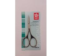 Freccia ad anello, 9 cm, forbici per pelle, nichelato, in blister