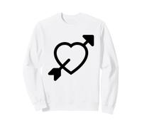 Freccia Attraverso Il Cuore Costume Felpa