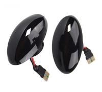 freccia auto Compatibile Con Mini Per Cooper Per R52 2004 2005 2006 2007 2008 Car Dynamic Segnale Di Svolta Lampada Ripetitore Indicatore Che Scorre Luce Di Posizione Laterale(Black)