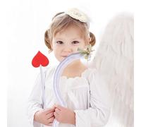 Freccia D'amore in Schiuma per Cosplay e Feste di San Valentino | Bianco, Leggero e Decorativo, Accessorio Riutilizzabile per Foto, Travestimenti Creativi e Scenografie