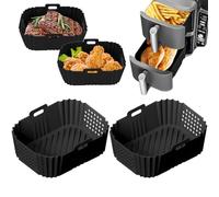 Freccia di silicio ad aria per la fodera per doppia stack ninja XL 9.5L SL400UK, 2 pc Accessibili accessori per frittura ad aria per Ninja Double Stack di Air Fry a doppio cassetto verticale