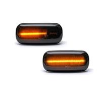 Freccia Dinamica Per A3 Per S3 Per 8P Per A4 Per S4 Per RS4 Per B6 Per B7 Per A6 Per S6 Per RS6 Per C5 Per C7 Luce Di Posizione A LED Luce Di Direzione(Smoked Lens Amber)