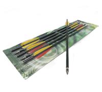 Freccia in alluminio nero 53 cm per balestra fucile 90081484