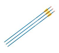 Freccia in alluminio Poe Lang 29" 8,0 mm - set 3 pezzi - Blue